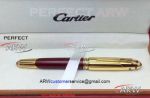 Perfect Replica Best Cartier Panthere Pen Rollerball Gold Cap & Red Barrel